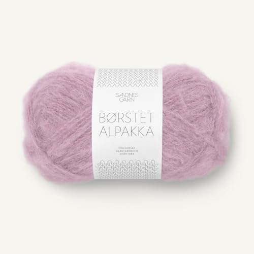 SANDNES GARN Børstet Alpakka - Farbe: Rosa Lavendel (4632) - 50 g/ca. 110 m Wolle von Sandnes Garn