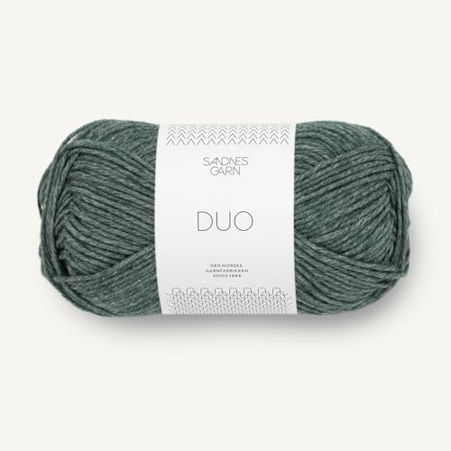 SANDNES GARN Duo - Farbe: Mørk Skoggrønn (7570) - 50 g/ca. 115 m Wolle von Sandnes Garn