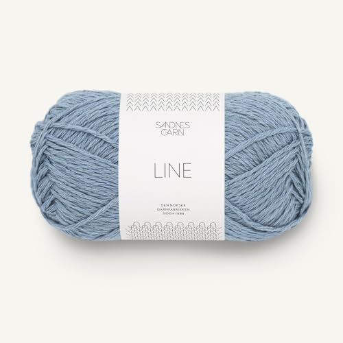 SANDNES GARN Line - Farbe: Blå Hortensia (6032) - 50 g/ca. 110 m Wolle von Sandnes Garn
