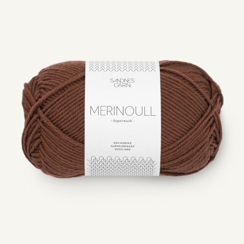 SANDNES GARN Merinoull - Farbe: Sjokolade (3073) - 50 g/ca. 105 m Wolle von Sandnes Garn