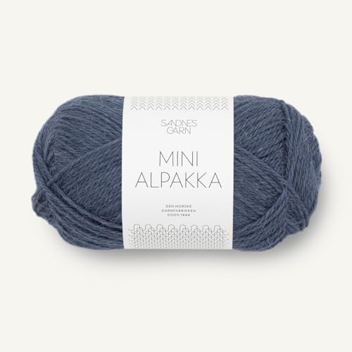 SANDNES GARN Mini Alpakka - Farbe: Blåbaer (6064) - 50 g/ca. 150 m Wolle von Sandnes Garn