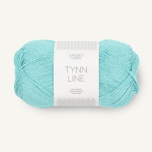 SANDNES GARN Tynn Line - Farbe: Blå Turkis (7213) - 50 g/ca. 220 m Wolle von Sandnes Garn