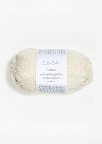 Sandnes Garn Sunday by PetiteKnit col. 1012 whipped cream ca.235 m 50 g von Sandnes Garn