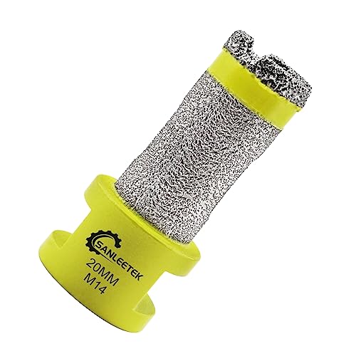 Diamant Fliesenbohrer 20mm Diamant Fingerfräser - Lochsäge Bohrkrone Bohren und Schleifen für Porzellan Keramik Fliesen Granit Marmor Kunststein M14 Gewinde SANLEETEK Diamant Fliesenbohrer 20mm Diamant Fingerfräser - Lochsäge Bohrkrone Bohren und Schleifen für Porzellan Keramik Fliesen Granit Marmor Kunststein M14 Gewinde SANLEETEK von SANLEETEK