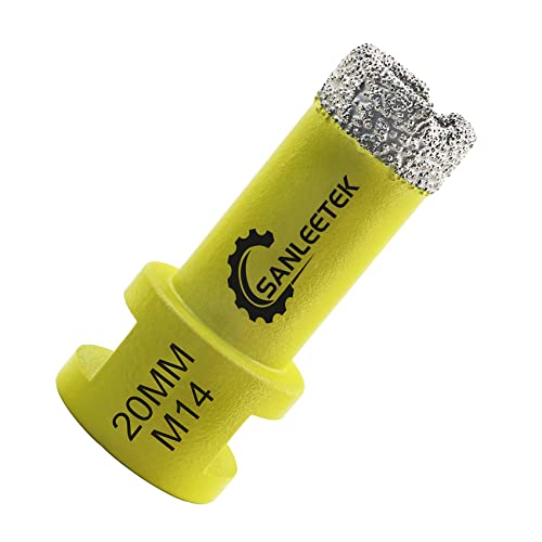 Diamant-Fliesenbohrer 20mm SANLEETEK Vakuumgelötet Diamant-Lochsäge für Keramik Porzellan Marmor Granit M14 Gewinde Diamant-Fliesenbohrer 20mm SANLEETEK Vakuumgelötet Diamant-Lochsäge für Keramik Porzellan Marmor Granit M14 Gewinde von SANLEETEK