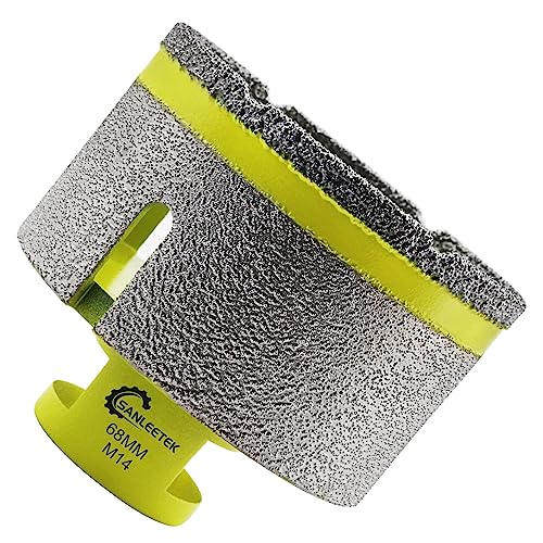 Diamant Fliesenbohrer 68mm Diamant Fingerfräser - Lochsäge Bohrkrone Bohren und Schleifen für Porzellan Keramik Fliesen Granit Marmor Kunststein M14 Gewinde SANLEETEK Diamant Fliesenbohrer 68mm Diamant Fingerfräser - Lochsäge Bohrkrone Bohren und Schleifen für Porzellan Keramik Fliesen Granit Marmor Kunststein M14 Gewinde SANLEETEK von SANLEETEK