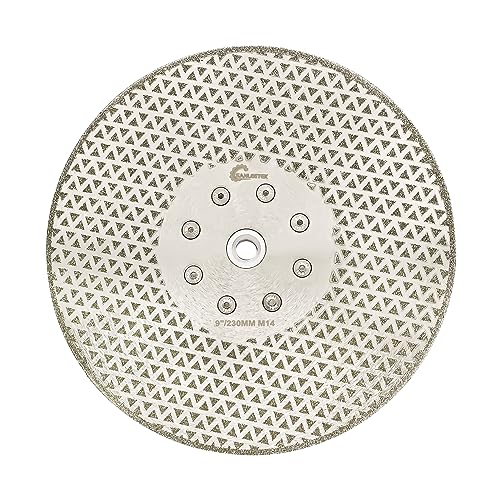 Diamant Trennscheibe 230mm Galvanische Sägeblätter - zum Schneiden und Schleifen von Granit Marmor Keramik Feinsteinzeug Fliesen Quarz M14 Gewinde SANLEETEK Diamant Trennscheibe 230mm Galvanische Sägeblätter - zum Schneiden und Schleifen von Granit Marmor Keramik Feinsteinzeug Fliesen Quarz M14 Gewinde SANLEETEK von SANLEETEK