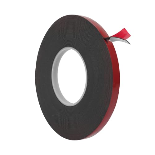 SANLI TAPE Doppelseitiges Klebeband Extra Stark Multifunktionales Montageband klebestreifen Wasserfest Hochtemperaturbeständig Doppelklebeband für Auto, Elektronik, Hergestellt, Wohn (10mm x 10m) von SANLI TAPE