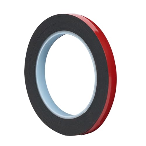SANLI TAPE Doppelseitiges Klebeband Extra Stark Multifunktionales Montageband klebestreifen Wasserfest Hochtemperaturbeständig Doppelklebeband für Auto, Elektronik, Hergestellt, Wohn (10mm x 5m) von SANLI TAPE
