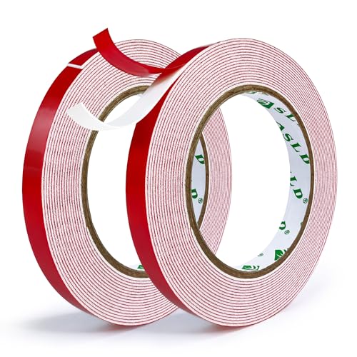SANLI TAPE Schaumstoff Doppelseitiges Klebeband 2 Rollen Mehrzweck Montageklebeband extra starker Halt, Schaumklebeband Geeignet für Schilder, Fotorahmen, Autozubehör, raue Untergründe SANLI TAPE Schaumstoff Doppelseitiges Klebeband 2 Rollen Mehrzweck Montageklebeband extra starker Halt, Schaumklebeband Geeignet für Schilder, Fotorahmen, Autozubehör, raue Untergründe von SANLI TAPE