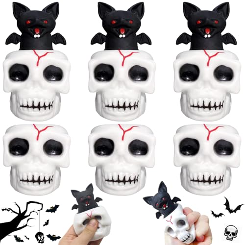 SANLIUSANJIU 6 Stück Halloween Fledermaus Entlüftungsspielzeug, Spielzeug zum Stressabbau, Stressball in Halloween, Halloween Mitgebsel, Erwachsene Kindergeburtstag Geschenk SANLIUSANJIU 6 Stück Halloween Fledermaus Entlüftungsspielzeug, Spielzeug zum Stressabbau, Stressball in Halloween, Halloween Mitgebsel, Erwachsene Kindergeburtstag Geschenk von SANLIUSANJIU