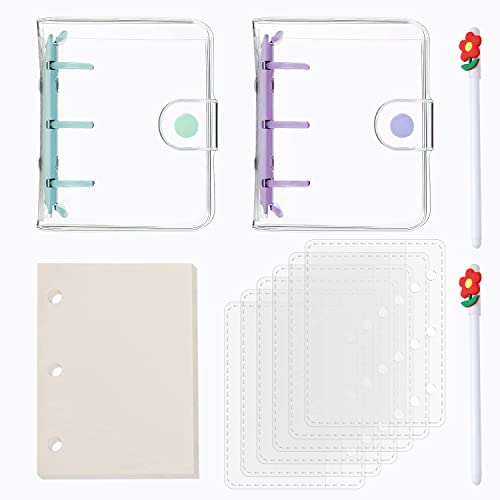 Ringbuch Ordner Transparent 3 Ringbuch Hüllen 2Stk Notizbuch Loseblatt Tagebuch mit Innenpapier und Ringbuch für Reisetageplaner Taschen Schulbedarf Ringbuch Ordner Transparent 3 Ringbuch Hüllen 2Stk Notizbuch Loseblatt Tagebuch mit Innenpapier und Ringbuch für Reisetageplaner Taschen Schulbedarf von SANOU