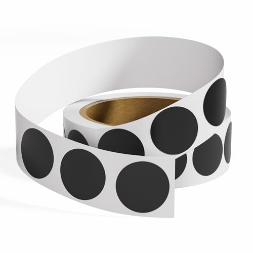 NFC-Tags-Aufkleber, NTAG215, NFC-Tags, wiederbeschreibbar, schwarz, NFC, 215, RFID-Aufkleber (25 mm), programmierbar, 504 Byte, kompatibel mit iPhone und allen anderen NFC-fähigen Geräten, 20 Stück von SANPOPO
