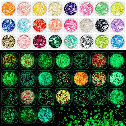 12/18/24 Farben Kunst-Pailletten, 3D-Holografie, gemischtes Leuchten mit sechseckigen Formen 12/18/24 Farben Kunst-Pailletten, 3D-Holografie, gemischtes Leuchten mit sechseckigen Formen von SANRLO