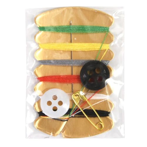 20 Sets Reise-Nähsets mit Nadelfäden, Knopfstiften, 6 Farben, Fadenreparatur für Annehmlichkeiten 20 Sets Reise-Nähsets mit Nadelfäden, Knopfstiften, 6 Farben, Fadenreparatur für Annehmlichkeiten von SANRLO