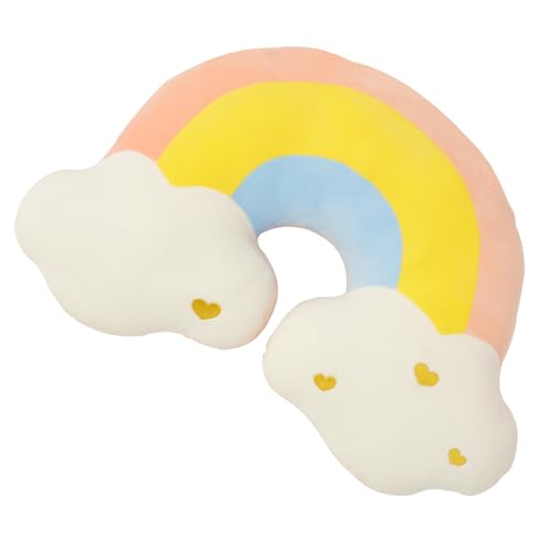 SANRLO Moon Kissen, Plüschkissen, weich und bequem, für Schlafzimmer, Büro, Regenbogen SANRLO Moon Kissen, Plüschkissen, weich und bequem, für Schlafzimmer, Büro, Regenbogen von SANRLO
