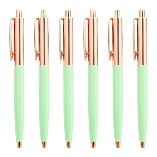 SANRLO R Stifte, Bleistifte und Schreibgeräte, 6 Stück, einziehbarer Kugelschreiber, Büro, Schreibstift, Unterschrift, glattes Schreiben, Gäste-Anmelde-Stift für Hotelempfang SANRLO R Stifte, Bleistifte und Schreibgeräte, 6 Stück, einziehbarer Kugelschreiber, Büro, Schreibstift, Unterschrift, glattes Schreiben, Gäste-Anmelde-Stift für Hotelempfang von SANRLO