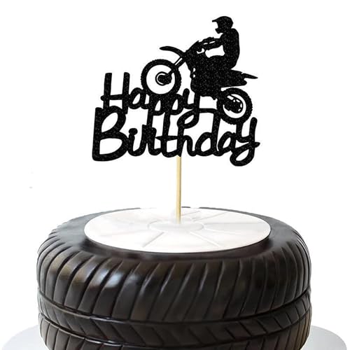 Motorrad Tortendeko, Motorrad Kuchen Topper für Männer Geburtstag Motorrad Tortendeko, Motorrad Kuchen Topper für Männer Geburtstag von SANTUO
