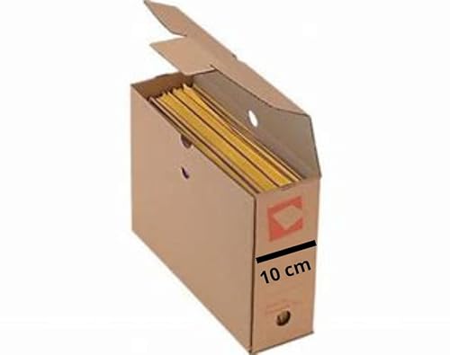 SANYGIENE Archivbox aus Karton – Rücken 10 cm | 25 Stück, braun, 245 x 330 x 100 mm | DIN A4+ | Archivierung – Aufbewahrung | Hergestellt aus stabilem recycelten Karton, FSC-Normen SANYGIENE Archivbox aus Karton – Rücken 10 cm | 25 Stück, braun, 245 x 330 x 100 mm | DIN A4+ | Archivierung – Aufbewahrung | Hergestellt aus stabilem recycelten Karton, FSC-Normen von SANYGIENE