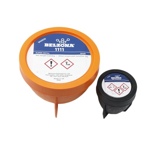 Belzona 1111 Super Metal 1kg Kit Epoxidharz-Reparaturverbund, Zwei Komponenten, Metallreparatur und Oberflächenwiederherstellung, Lösungsfrei, Siliziumstahllegierung, Basis + Härter Belzona 1111 Super Metal 1kg Kit Epoxidharz-Reparaturverbund, Zwei Komponenten, Metallreparatur und Oberflächenwiederherstellung, Lösungsfrei, Siliziumstahllegierung, Basis + Härter von SANYI