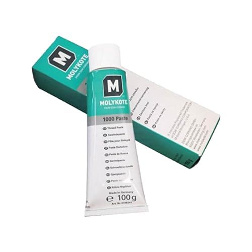 Molykote 1000 Paste, 100 g, Schmierfett, Festschmierstoff für verschraubte Metallverbindungen, Festfressen verhinderndes Gewinde, Verbindungselement, hohe Belastung, hohe Temperaturen, braun, blei- un Molykote 1000 Paste, 100 g, Schmierfett, Festschmierstoff für verschraubte Metallverbindungen, Festfressen verhinderndes Gewinde, Verbindungselement, hohe Belastung, hohe Temperaturen, braun, blei- un von SANYI