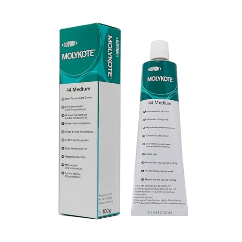 Molykote 44 Medium 100g Schmierfett 44M Hochtemperatur-Schmierfett für Lager-Schmierung, Steuerkabel, Kunststoff-Hitzebeständigkeit, Off-White. von SANYI