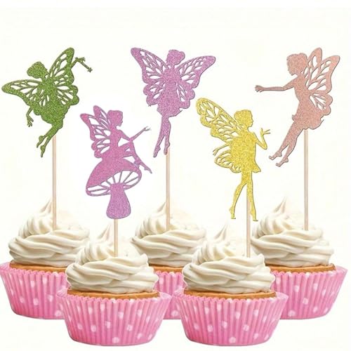 SANYUANHE 21 Stück Feen Tortendeko,Fairy Feen Cupcake Toppers,Feen Geburtstag Kuchen Topper,Kuchendeko,Tortendekoration,Für Feen Kinder Mädchen Geburtstagsdeko,Thema Party Dekorationen SANYUANHE 21 Stück Feen Tortendeko,Fairy Feen Cupcake Toppers,Feen Geburtstag Kuchen Topper,Kuchendeko,Tortendekoration,Für Feen Kinder Mädchen Geburtstagsdeko,Thema Party Dekorationen von SANYUANHE