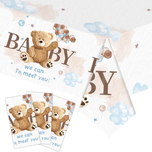 SANYUANHE 81 Stücke Bären Partygeschirr Set,Thema Bear Plüschbär Geburtstag Party,Enthalten 20 Pappteller 20 Tassen 20 Servietten 20 Serviette,1 Tischdecke 20 Luftballons SANYUANHE 81 Stücke Bären Partygeschirr Set,Thema Bear Plüschbär Geburtstag Party,Enthalten 20 Pappteller 20 Tassen 20 Servietten 20 Serviette,1 Tischdecke 20 Luftballons von SANYUANHE