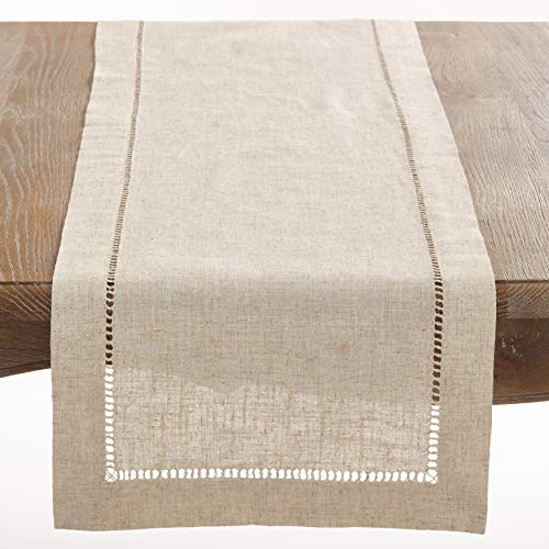 SARO LIFESTYLE 731.N18108B Toscana Läufer, 45,7 x 274,3 cm, Natur von SARO LIFESTYLE
