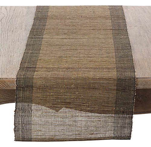Saunders-Roe Lifestyle Woven Tischläufer, Natur, 35,6 x 182,9 cm von SARO LIFESTYLE