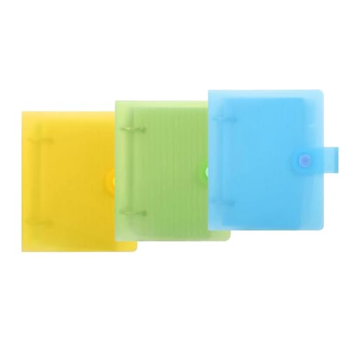 SAROAD Karteikartenhalter mit Trennwänden, je 60 Blatt, 3 x 5 Karteikartenhalter, Karteikarten-Organizer, Ordner, Notizbuch, 3 Stück SAROAD Karteikartenhalter mit Trennwänden, je 60 Blatt, 3 x 5 Karteikartenhalter, Karteikarten-Organizer, Ordner, Notizbuch, 3 Stück von SAROAD