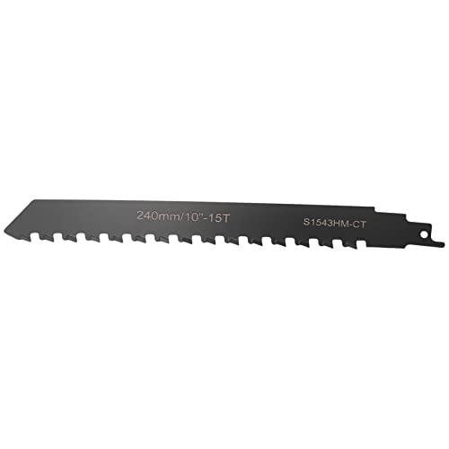 SAROAD Säbelsägeblatt, Hartmetall, Wolframkarbid zum Schneiden von porösem Beton, Faserzement, Ziegel, 240 mm SAROAD Säbelsägeblatt, Hartmetall, Wolframkarbid zum Schneiden von porösem Beton, Faserzement, Ziegel, 240 mm von SAROAD