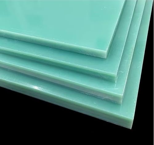 6 Stück wassergrüne FR4-Glasfaserplatten 100 x 100 mm, ultradünne Epoxidharz-Isolierplatte for Leiterplatten und Elektronik(200x200x0.8mm) von SASAS