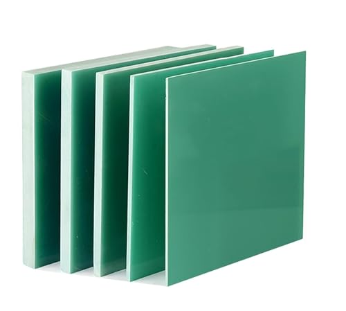 FR4 Fiberglasplatte, 500 x 500 mm, wassergrün, Epoxidharz-Isolierplatte for PCB-Reparatur und Heimwerkerprojekte(500x500x0.3mm) von SASAS