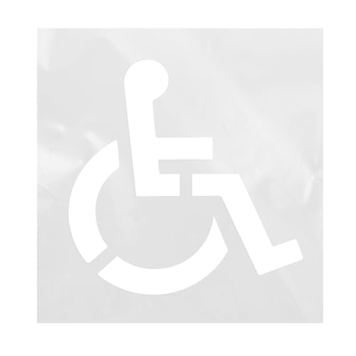Parksymbol-Schablone, Wiederverwendbare Parkplatz-Symbol-Vorlage aus Silikon, für Saubere Markierung, Zum Bemalen von Garagenparkplätzen Parksymbol-Schablone, Wiederverwendbare Parkplatz-Symbol-Vorlage aus Silikon, für Saubere Markierung, Zum Bemalen von Garagenparkplätzen von SASKATE