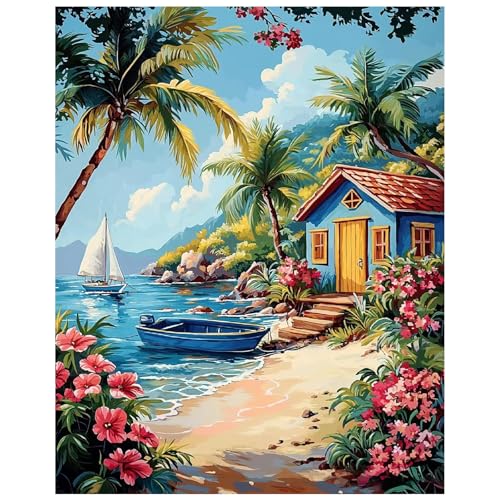 SASMOIYUG Malen Nach Zahlen Erwachsene Landschaft DIY Ölgemälde Leinwand Set,Malen nach Zahlen Erwachsene, DIY Malen nach Zahlen Handgemalt Ölgemälde Kit - 40 X 50 CM,Leinwand Kunst Wanddeko SASMOIYUG Malen Nach Zahlen Erwachsene Landschaft DIY Ölgemälde Leinwand Set,Malen nach Zahlen Erwachsene, DIY Malen nach Zahlen Handgemalt Ölgemälde Kit - 40 X 50 CM,Leinwand Kunst Wanddeko von SASMOIYUG