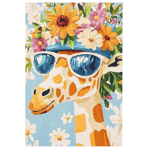 SASMOIYUG Malen Nach Zahlen für Kinder Giraffe DIY Ölgemälde Leinwand Set,Malen nach Zahlen Erwachsene, DIY Malen nach Zahlen Handgemalt Ölgemälde Kit 40 X 50 CM,Geschenke für Kinder ab 5 Jahren SASMOIYUG Malen Nach Zahlen für Kinder Giraffe DIY Ölgemälde Leinwand Set,Malen nach Zahlen Erwachsene, DIY Malen nach Zahlen Handgemalt Ölgemälde Kit 40 X 50 CM,Geschenke für Kinder ab 5 Jahren von SASMoiyug