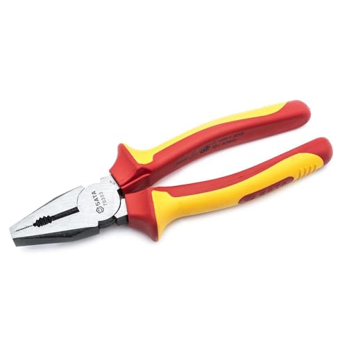 SATA Kombizange, VDE isoliert, 150 mm, ST70333ST (Zange Kombinationszange Kombinationszangen Kombizangen Standard-Kombinationszange Standard-Kombizange Standard-KombizangeVDE) von SATA