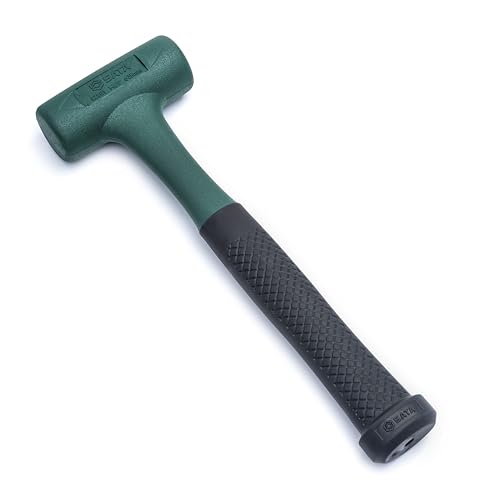 SATA Rückschlaghammer, 260 mm, 400 g ST92901SC (Hammer Hämmer Kunststoffhammer Nylonhammer Plastikhammer Schonhämmer), NBR-Material resistent gegen Öl, Risse, Abrieb und extreme Kältebeständigkeit von SATA