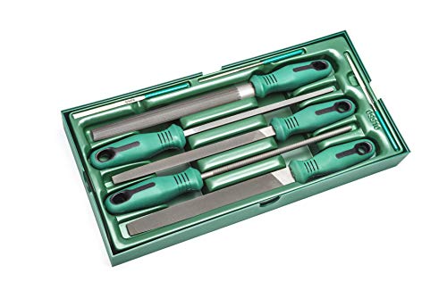 SATA Werkstattfeilen-Satz, 8-teilig ST09910 (Werkstattfeilensatz Werkstattfeilen Werkstattfeile), ideal zum Formen, Schärfen, und für Materialentfernungsarbeiten an Holz oder Metall SATA Werkstattfeilen-Satz, 8-teilig ST09910 (Werkstattfeilensatz Werkstattfeilen Werkstattfeile), ideal zum Formen, Schärfen, und für Materialentfernungsarbeiten an Holz oder Metall von SATA