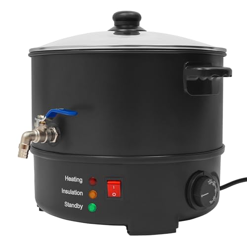 SAUADY Elektrischer Wachsschmelzer Wachsschmelzgerät für Kerzenherstellung Wachsschmelztopf Schwarz 34 * 32CM SAUADY Elektrischer Wachsschmelzer Wachsschmelzgerät für Kerzenherstellung Wachsschmelztopf Schwarz 34 * 32CM von SAUADY