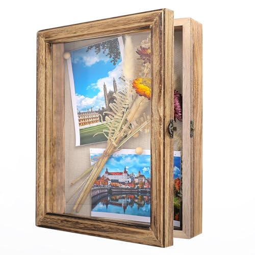 SAUNNIHEN 3D Bilderrahmen Zum Befüllen 25x20 cm, Objektrahmen Holz zum Aufhängen oder Stehend, Bilderrahmen Tief Zum Befüllen für Fotos, Medaillen, Blumen, Hochzeitsstrauß, Erinnerungsstücke SAUNNIHEN 3D Bilderrahmen Zum Befüllen 25x20 cm, Objektrahmen Holz zum Aufhängen oder Stehend, Bilderrahmen Tief Zum Befüllen für Fotos, Medaillen, Blumen, Hochzeitsstrauß, Erinnerungsstücke von SAUNNIHEN