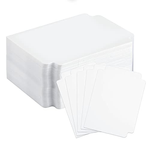 100 Stück Karton Teiler, 93 x 69 mm Trading Card Dividers Karten Sortieren mit Laschen Trennkarten Plastik Sammelkarten Organizer für Spiele Sportbedarf von SAVITA