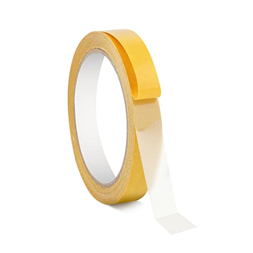 15mm Doppelseitiges Gewebeband, Strapazierfähig Super Klebrig Multifunktional Doppelseitiges Klebeband Breit Double Sided Tape Heavy Duty für Zuhause Büro Schule (10m Lang) von SAVITA