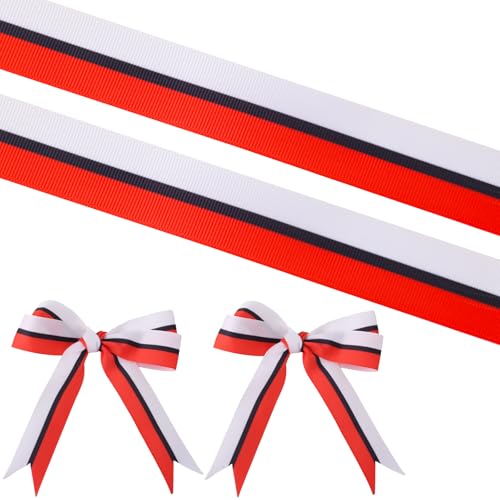 2 Stück Anime-Themenband, 457 cm Langes Geschenkband mit Rot-weißem Cartoon-Ball für DIY-Bastel und Partydekorationen 2 Stück Anime-Themenband, 457 cm Langes Geschenkband mit Rot-weißem Cartoon-Ball für DIY-Bastel und Partydekorationen von SAVITA