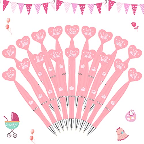 50 Stück Kugelschreiber Baby, Rosa Babyparty Mädchen Spiele Stifte Stifte Babyparty Gastgeschenke Retractable Ballpoint Ns für Babyparty und Spielen von SAVITA