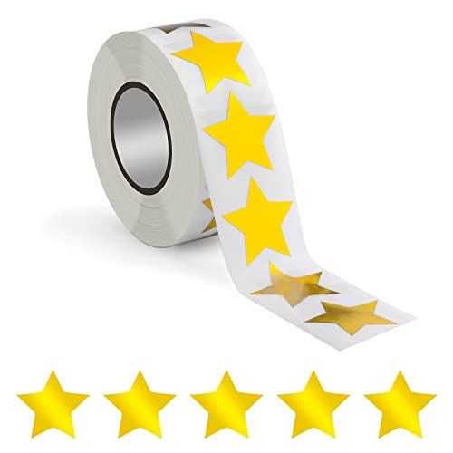 500 Stück 25mm Gold Sterne Aufkleber für Kinderbelohnung in Schule Klassenzimmer Selbstklebend Holografische Aufkleber Lasersternaufkleber Stern Aufkleber Rolle für Lehrer Eltern Basteln 500 Stück 25mm Gold Sterne Aufkleber für Kinderbelohnung in Schule Klassenzimmer Selbstklebend Holografische Aufkleber Lasersternaufkleber Stern Aufkleber Rolle für Lehrer Eltern Basteln von SAVITA