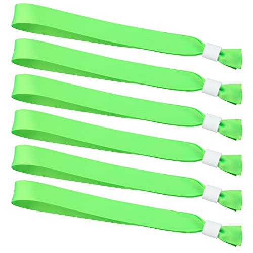50St Stoffarmbänder für Veranstaltungen, Einweg Partyarmbänder Ohne Logo Event Bändchen Armbänder Einlass Party Bänder für Konzerte Aktivitäten Partys Wettbewerb (Fluoreszierendes Grün) von SAVITA