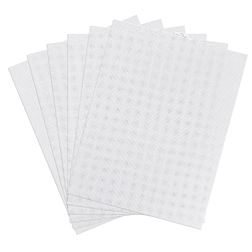 6 Stück Plastic Canvas Kreuzstich Kunststoffgitter 10 CT Kunststoffgewebe Leinwandblätter für Stickereien Mesh Canvas Sheets Plastic Canvas Grid für Bastelarbeiten Häkelprojekte 333x260mm 6 Stück Plastic Canvas Kreuzstich Kunststoffgitter 10 CT Kunststoffgewebe Leinwandblätter für Stickereien Mesh Canvas Sheets Plastic Canvas Grid für Bastelarbeiten Häkelprojekte 333x260mm von SAVITA