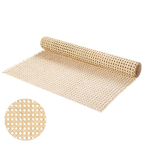 Cane Webbing Rattan Roll, 60cm x 1m Gewebtes Offenes Rattan Geflecht Natürliches Rattan Gurtband für Caning-Projekte Sternanis Breites Rattan Webbing für Heimwerker Schrank Stuhl Möbel von SAVITA
